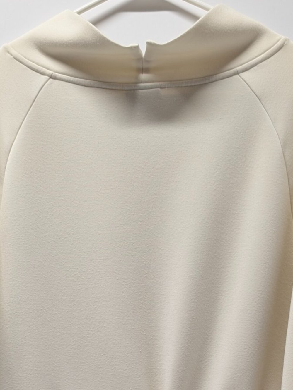 Varley Arcola Funnel Neck Sweatshirt In Egret Vanilla - Picture 9 of 14